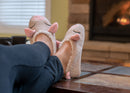 Footwear slipper sock for indoor style and comfort