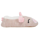 Pink Pig Womens Animal Cozy Indoor Plush Lined Non Slip Fuzzy Soft Slipper