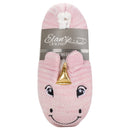 Pink Unicorn Womens Animal Cozy Indoor Plush Lined Non Slip Fuzzy Soft Slipper
