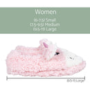 Unicorn Pink Womens Animal Cozy Plush Lined Non Slip Fuzzy Slipper - Large