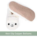 Sheep Ivory Womens Animal Cozy Plush Lined Non Slip Fuzzy Slipper - Small