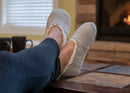 Footwear slipper sock for indoor style and comfort