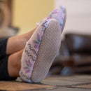 Lilac Purple Nordic Snow Womens Plush Lined Cozy Non Slip Indoor Soft Slippers