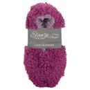 Deep Purple Two Tone Womens Plush Lined Cozy Non Slip Indoor Soft Slippers