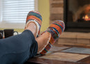 Footwear slipper sock for indoor style and comfort