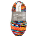 Orange Yarn Craft Blend Womens Plush Lined Cozy Non Slip Indoor Soft Slippers