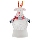 Christmas Reindeer Figurine 100MM Glitter Water Globe Decoration