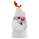 Christmas Reindeer Figurine 100MM Glitter Water Globe Decoration