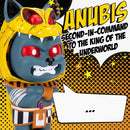 Anubis Goldenrod Yellow 4 inch Painted Resin Boxed Collectible Figurine