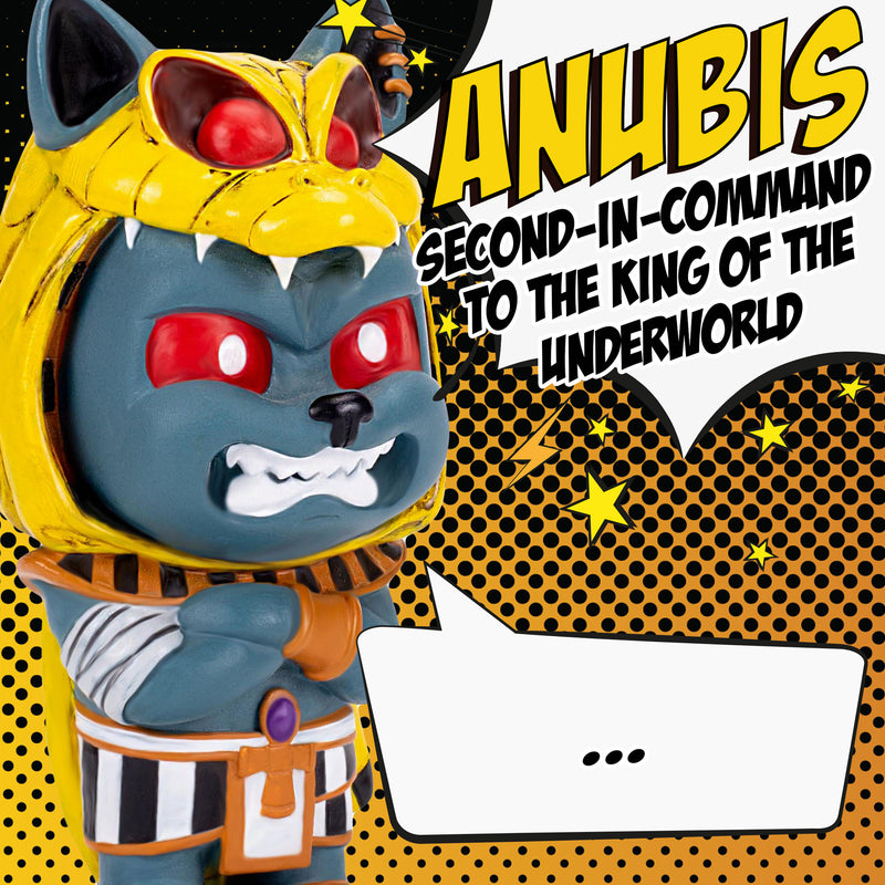 Anubis Goldenrod Yellow 4 inch Painted Resin Boxed Collectible Figurine