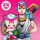 Athena Magenta 4 inch Painted Resin Boxed Collectible Figurine