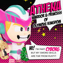 Athena Magenta 4 inch Painted Resin Boxed Collectible Figurine