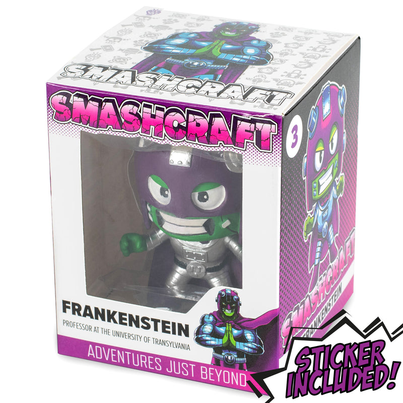 Frankenstein Hot Purple 4 inch Painted Resin Boxed Collectible Figurine