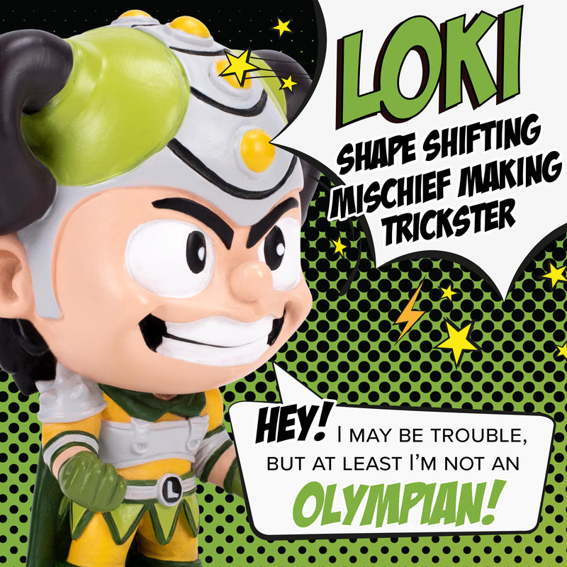 Loki Lemon Lime Green 4 inch Painted Resin Boxed Collectible Figurine