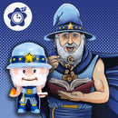 Merlin Sky Blue 4 inch Painted Resin Boxed Collectible Figurine