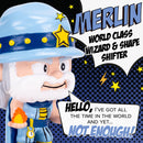 Merlin Sky Blue 4 inch Painted Resin Boxed Collectible Figurine
