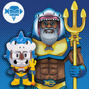 Poseidon Cerulean Blue 4 inch Painted Resin Boxed Collectible Figurine