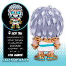 Zeus Arctic Blue 4 inch Painted Resin Boxed Collectible Figurine