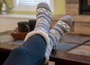 Footwear slipper sock for indoor style and comfort