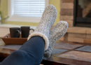 Footwear slipper sock for indoor style and comfort