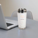 A Godly Woman Proverbs 11:16 White 16 Oz. Stainless Steel Insulated Travel Mug with Lid