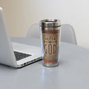 Man Of God Arms with Strength Psalm 18:32 16 Oz. Stainless Steel Insulated Travel Mug with Lid