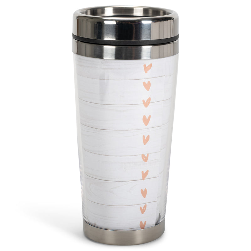Dicksons with Jesus and Coffee She is Unstoppable 16 Ounce Stainless Steel Travel Tumbler Mug