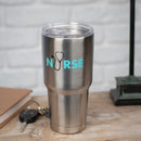 Nurse How Much Love Put In 30 Oz Stainless Steel Travel Mug with Lid