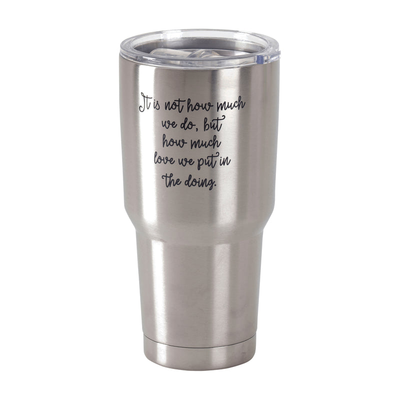 Nurse How Much Love Put In 30 Oz Stainless Steel Travel Mug with Lid