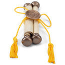 Cottage Garden Faithful Gold With Yellow Tassel Small Parchment Wand Scroll With Seal