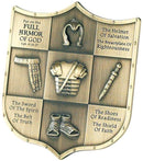 Dicksons Full Armor of God Ephesians 6 Shield Shape 3.5 inch Table Top Sign Plaque