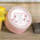 Home décor keepsake and trinket box made with hidden musical mechanism inside