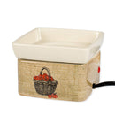 Home decor electrical fragrance lamp for use with wax drop, tarts, and oil scents