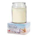 Shake Sand from Shoes Beach and Ocean Stoneware Electric 2-In-1 Jar Candle and Wax Tart Oil Warmer