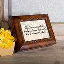 Mother Left Your Earthly Home Woodgrain Embossed Ashes Bereavement Urn Box