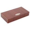 Man of God 2 Piece Metal Woodgrain Ballpoint Pen and Leatherette Keychain Gift Boxed Set