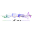 Cottage Garden Overseer Eye Silver 13.75 inch Resin Collectible Witch Wizard Cosplay Magic Wand