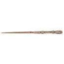 Natural Brown Woodgrain Owl 13.75 inch Resin Costume Magic Wand
