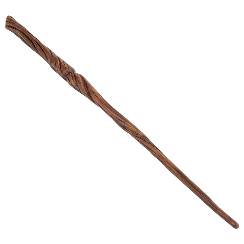Detailed view of Natural Brown Wood Grain Collectible Witch or Wizard Magic Wand
