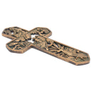 Dicksons Life of Christ Stories Carved Woodgrain 11 Inch Resin Hanging Wall Cross