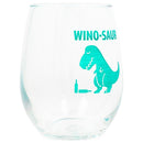 Drinkware 14 ounce wine glass with fun, witty, sentiment