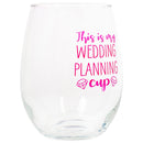 Drinkware 14 ounce wine glass with fun, witty, sentiment