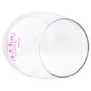 Think Ill Be Happy Today Pink 14 ounce Glass Stemless Wine Glass