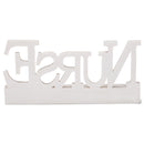 Dicksons Nurse Matthew 5:16 Word on Pedestal White 3.5 x 6.5 Resin Stone Table Top Sign Plaque