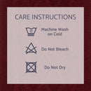 Cable Knit Sweater with Ribbed Cuff Christmas Stocking Decoration 18.5 inches long - Pack of 2 - Burgundy