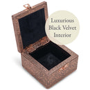 Cottage Garden Friends Life's Greatest Copper Tone Metal Jewelry Keepsake Box