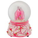 Musical 80MM Water Globe (Pink Rose Ballerina)