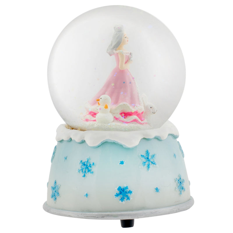 Musical 80MM Water Globe (Winter Princess in the Snow)